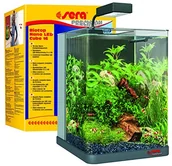 Akwaria i zestawy akwarystyczne - Sera sera 31066 biotop Nano LED CUBE 16 jest od wewnątrz 16 L w całości Nano słodkowodnych akwarium z oświetleniem LED i 3-komorowa filtr 80546 - miniaturka - grafika 1