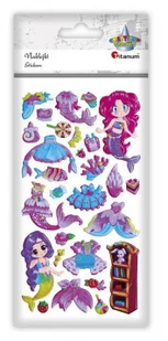 Naklejki wypukłe syrenki i stroje mix - Zabawki kreatywne - miniaturka - grafika 2