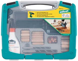 WOLFCRAFT Uniwersalny zestaw do połączeń kołkowych, 4645000 GmbH - Pozostałe narzędzia ogrodowe - miniaturka - grafika 4