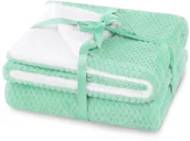 Koce - Amelia Home Koc 220x240 Shleepy gruby dwustronny miętowy AH/SHLE/PEP/220 - miniaturka - grafika 1
