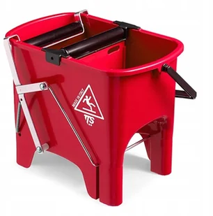 TTS Czerwone Wiadro Z Wyciskarką Squizzy 15 L - Miotły, szufle, mopy - miniaturka - grafika 2