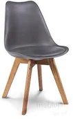 Krzesła - Signal Krzesło KRIS dębowe nóżki Szary KRISDSZ (SG-00022) - miniaturka - grafika 1