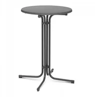 Wyposażenie lokali gastronomicznych - Royal Catering Stolik barowy - szary - składany - 70 cm - 110 cm CATERING 10011472 RC-BIS70FG - miniaturka - grafika 1