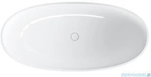 Omnires Shell M+ wanna wolnostojąca 160x75 cm biały połysk SHELLWWBP | - Wanny - miniaturka - grafika 4