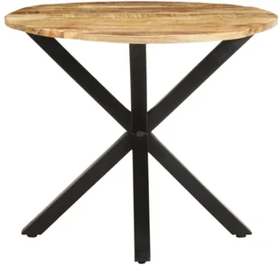 VidaXL Lumarko Stolik boczny, 68x68x56 cm, lite drewno mango 320659 VidaXL - Ławy i stoliki kawowe - miniaturka - grafika 2