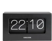 Zegary - Karlsson Zegar Boxed Flip czarny mat KA5620BK - miniaturka - grafika 1