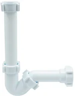 Syfony - TYCNER Syfon umywalkowy rurowy 1 1/4X32 bez spustu z wyjściem na pralkę/ zmywark - miniaturka - grafika 1