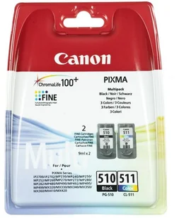 Canon PG-510 czarny / CL-511 kolor Multi Pack 2970B010 - Dodatki do drukarek i skanerów - miniaturka - grafika 8