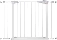 Zabezpieczenia dla dzieci - Springos Bramka zabezpieczająca rozporowa do 106cm biała SG0001BC - miniaturka - grafika 1