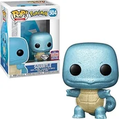 Figurki dla dzieci - Funko Pop Pokemon figurka Squirtle Schiggy 2021 Summer Convention Diamond Collection #504 Exclusive Special Edition zabawka Pokemon # 504 - miniaturka - grafika 1