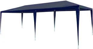 vidaXL Namiot imprezowy, 3 x 6 m, PE, niebieski - Pawilony ogrodowe - miniaturka - grafika 7