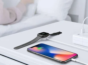 Apple Ładowarka indukcyjna Qi + Lightning 2w1 Alogy do Watch iPhone - Adaptery i przejściówki - miniaturka - grafika 4