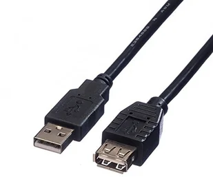 Roline Kabel USB USBcable USB 2.0 A/A męskie - żeńskie1.8 m black - 11.02.8948 - Kable USB - miniaturka - grafika 2