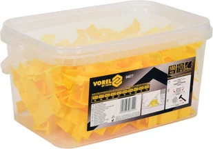 Vorel Klipsy jednoelementowe do poziomowania płytek 6-9mm 100szt - Narzędzia glazurnicze - miniaturka - grafika 4