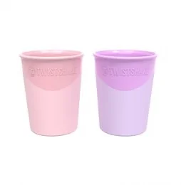 Twistshake Twistshake, Kubeczek do nauki picia, Różowy, Fioletowy, 170 ml, 2 szt. - Kubki dla dzieci - miniaturka - grafika 2