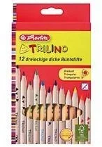 Herlitz Kredki Trilino 12 sztuk - Kredki, ołówki, pastele i pisaki - miniaturka - grafika 4