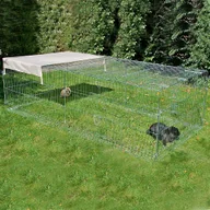 Klatki dla gryzoni - Kerbl Czworokątny kojec z ażurowym zadaszeniem, duży - Wys. x dł. x szer.: 60 x 200 x 100 x cm - miniaturka - grafika 1