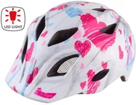 Kaski rowerowe - Etape Etape dziecięcy Pluto Light Biały/Różowy XS/S - miniaturka - grafika 1