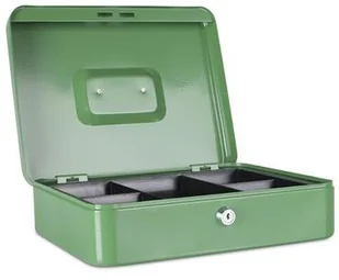 Donau Kasetka na pieniądze , ekstra duża, 300x90x240mm, zielona 5234001PL-06 - Sejfy i kasy pancerne - miniaturka - grafika 3