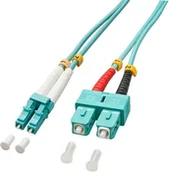 Kable miedziane - Lindy Patchcord światłowodowy LC/SC OM3 50/125um Multimode 2m 46391 - miniaturka - grafika 1