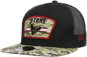 Czapki damskie - New Era Czapka 9Fifty Salute to Service Texans by czarny, One Size - miniaturka - grafika 1