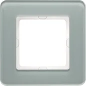 Klawisze i ramki - LEDart ETI Q7 1-krotna-szkło-biały 10116079 - miniaturka - grafika 1