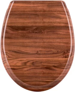 tectake Deska sedesowa z motywem - wzór drewna 402258 - Deski sedesowe - miniaturka - grafika 2