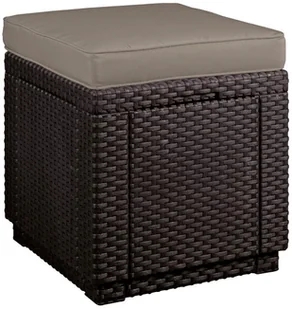 KETER Pufa ogrodowa KETER Cube 209435 Brązowy - Skrzynie ogrodowe - miniaturka - grafika 2