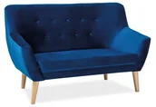Sofy i kanapy - Signal SOFA NORDIC 2 VELVET KOLOR GRANAT TAPICERKA BLUVEL 86 / BUK - miniaturka - grafika 1