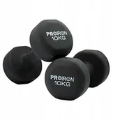 Hantle i ciężarki - Proiron Hantle Treningowe Ciężarki Fitness 2X10 kg - miniaturka - grafika 1