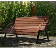 Ławki ogrodowe - Drewniana Ławka Parkowa 160 Cm C9-C51 - miniaturka - grafika 1