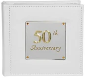 Albumy fotograficzne - Unbekannt Album fotograficzny, Deluxe do złote wesele, z nadrukiem "50th Anniversary" 77985 - miniaturka - grafika 1