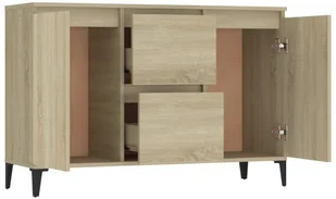 vidaXL Lumarko Szafka, dąb sonoma, 104x35x70 cm, płyta wiórowa 806115 - Szafki do salonu - miniaturka - grafika 4