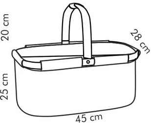 Tescoma Tescoma Koszyk termiczny składany COOLBAG 892350.00 - Torby termiczne - miniaturka - grafika 4