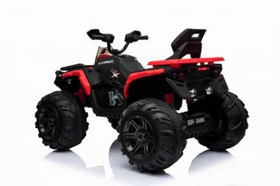 Super-Toys MEGA WIELKI QUAD MAVERICK Z NAPĘDEM 4X4, AMORTYZATORY, MIĘKKIE KOŁA,/BBH3588 BBH-3588-CZERWONY - Pojazdy elektryczne dla dzieci - miniaturka - grafika 6