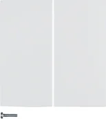 Systemy inteligentnych domów - Hager Hager KNX RF B.Kwadrat/B.3/B.7 biały połysk przycisk 2-krotny quicklink B_85146189 - miniaturka - grafika 1