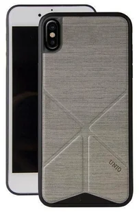 UNIQ UNIQ etui Transforma Ligne iPhone X/Xs szary/ash grey UNIQ204GRY - Etui i futerały do telefonów - miniaturka - grafika 2