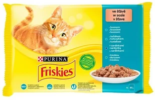Purina Friskies Mix Rybny w sosie saszetki 4x85g - Mokra karma dla kotów - miniaturka - grafika 2