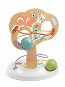 Tory, garaże, parkingi - Djeco drewniany kulodrom tor dla kulek DRZEWKO DJ06122 - miniaturka - grafika 1