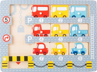 small foot Small Foot, układanka Parking dla aut - Łamigłówki - miniaturka - grafika 2