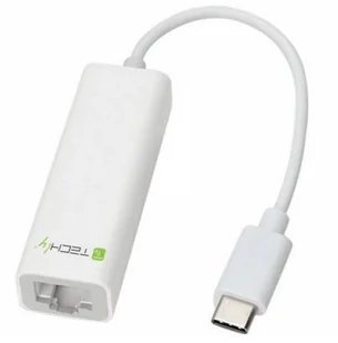 Techly Karta sieciowa USB-C 3.1 na RJ45 Gigabit biała 020379 - Części i akcesoria do laptopów - miniaturka - grafika 2