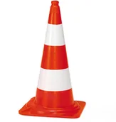 Wyposażenie miejsc publicznych - AJ Plastikowy pachołek drogowy o wysokości 750mm 31053 - miniaturka - grafika 1