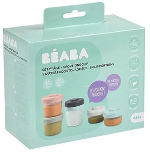 Beaba Zestaw słoiczków Clip 6 szt. (2x90ml + 4x150ml) solution-bc-7161-0 - Akcesoria do karmienia - miniaturka - grafika 8
