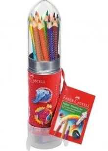 Faber-Castell Kredki Grip Rakieta 15 kolorów - Przybory szkolne - miniaturka - grafika 2