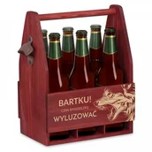 Gadżety dla niej i dla niego - Murrano Personalizowane Nosidło Na Piwo Z Otwieraczem Wilk NOS-012 - miniaturka - grafika 1