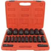 Klucze pneumatyczne - VERKE ZESTAW NASADEK UDAROWYCH 1/2" 10-38 MM VERKE V39463 - miniaturka - grafika 1