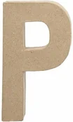 Pozostałe akcesoria dla plastyków - Creativ Company AS Creativ Company, duża litera "P", Papier Mache, 20,5 cm - miniaturka - grafika 1