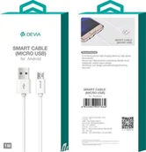 Kable USB - Devia Kabel USB Devia Micro USB 1m czarny BRA005893 - miniaturka - grafika 1