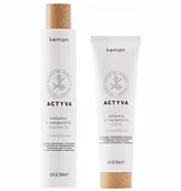 Szampony do włosów - Kemon Actyva Volume Szampon 250ml Odżywka pogrubia - miniaturka - grafika 1