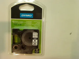 DYMO RHINO Taśma D1 16959 poliestrowa trwała 12mm x 5,5m - biała/czarny nadruk S0718060 - Dodatki do drukarek i skanerów - miniaturka - grafika 3